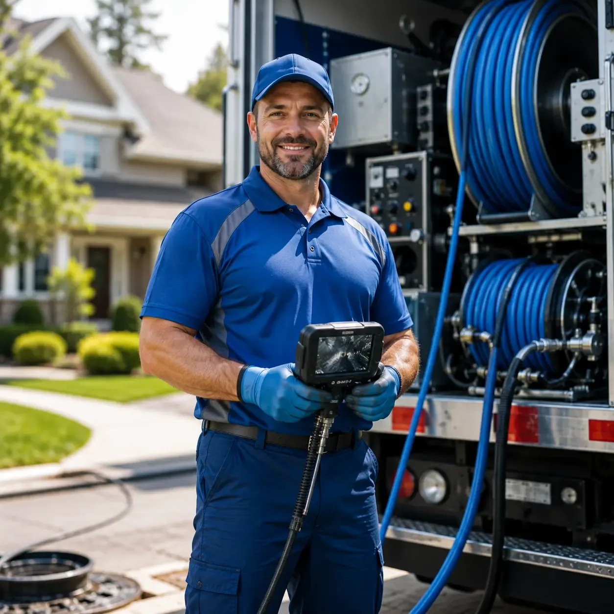 Local outdoor drain cleaning specialists in Pharr, TX